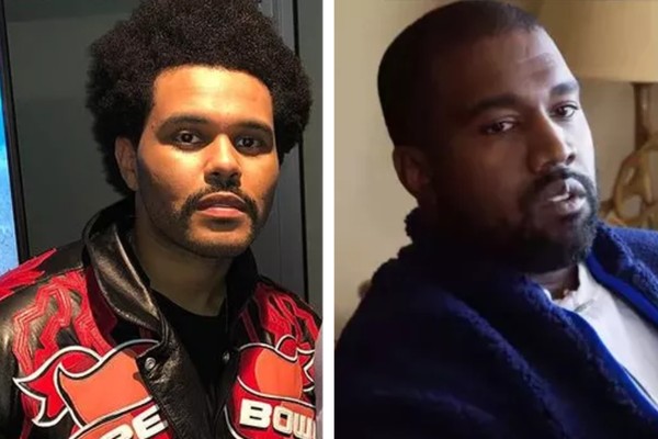 The Weeknd e Kanye West (Foto: Reprodução/Instagram)