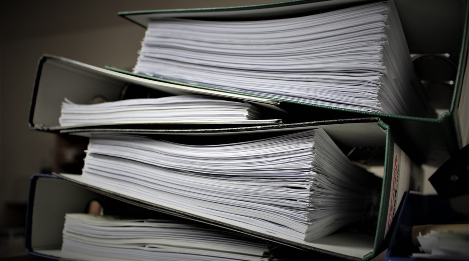 Documento, papel, papelada, burocracia (Foto: Reprodução/Pexel)