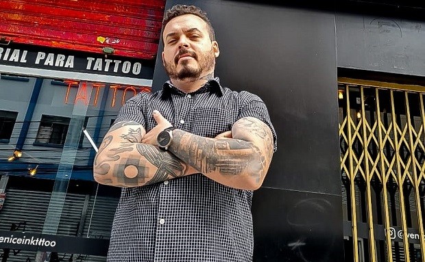 Rodrigo Dias, fundador do Venice Ink Tattoo (Foto: Divulgação)