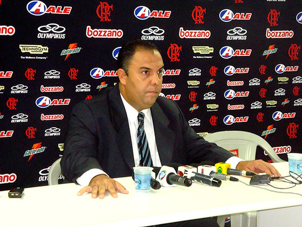 Marcos Braz era o vice de futebol do Flamengo no título de 2009 — Foto: GloboEsporte.com