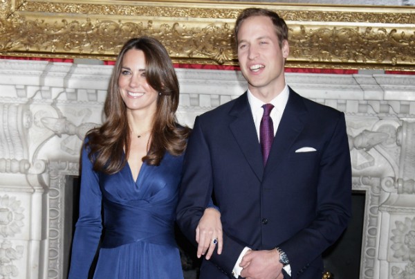 Kate Middleton e príncipe William na época em que anunciaram o noivado (Foto: Chris Jackson / Getty Images)