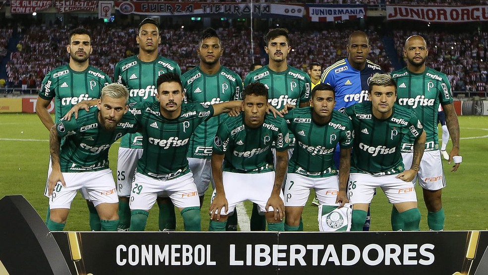Palmeiras largou com bom resultado na estreia da Libertadores (Foto: Cesar Greco/Ag. Palmeiras)