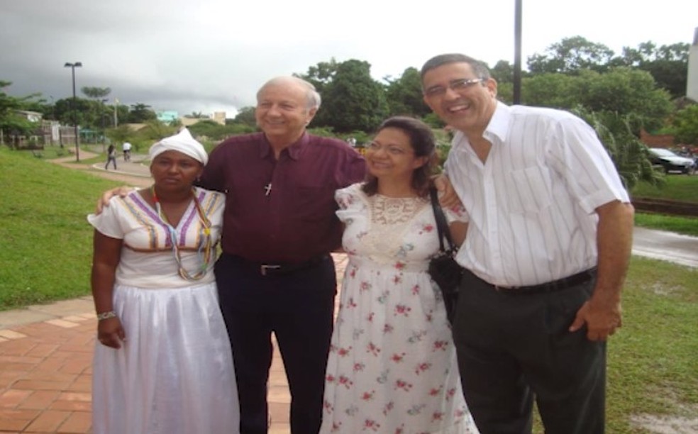 Padre Mássimo é contra a intolerância — Foto: Reprodução/Rede Amazônica Acre