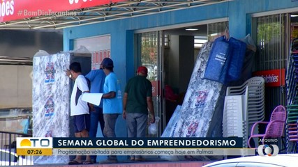 Semana Global do Empreendorismo: veja a programação que começa em Palmas