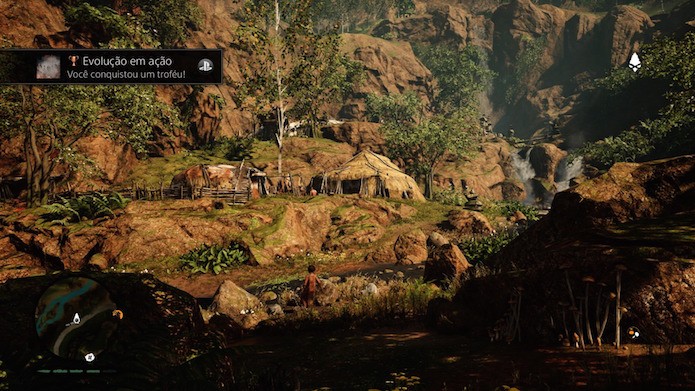 Far Cry Primal: troféu Evolução em ação será desbloqueado como recompensa (Foto: Reprodução/Victor Teixeira)