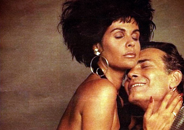  e a Evans (Diana) no erótico Eu, de Walter Hugo Khouri, 1987. No elenco estelar Cristiane Torloni (Beatriz), Bia Seidl (Berenice) e Nicole Puzzi (Lila). (Foto: divulgação)