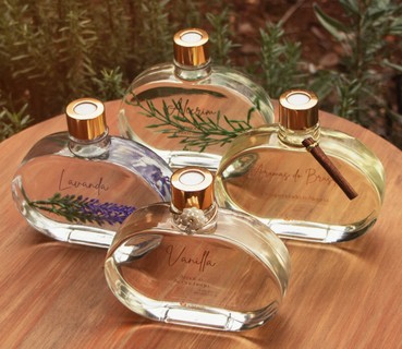Para esta edição da feira, a Kailash Cosméticos traz a coleção "Jardim Secreto" com fragrâncias da alta perfumaria à base de óleos essenciais