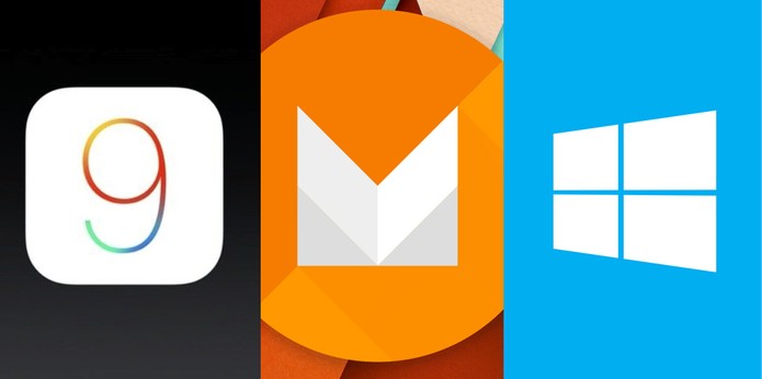 Android M, iOS 9 ou Windows 10 Mobile: qual ? o sistema operacional mais inovador? (Foto: Arte/TechTudo)