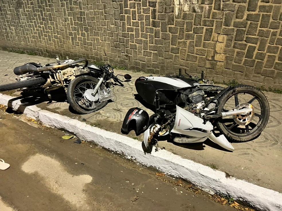 Acidente aconteceu na região central da cidade — Foto: Giro Ipiaú