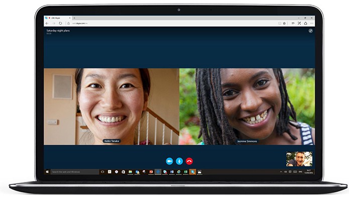 Microsoft atualiza Edge com suporte nativo ao Skype (Foto: Divulgação/Microsoft)