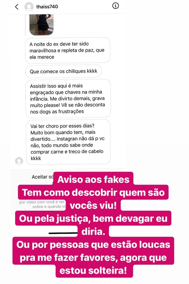 Rodrigo Carvalho e Thais Machado anunciam separação e recebem ataques (Foto: Reprodução/Instagram)