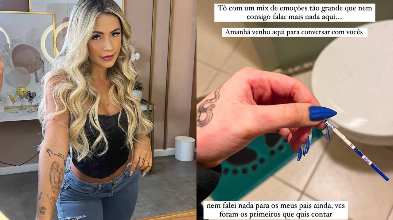 Influenciadora Nathália Valente anuncia gravidez (Foto: Reprodução / Instagram)