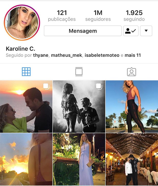 Karoline Calheiros (Foto: Reprodução/ Instagram)