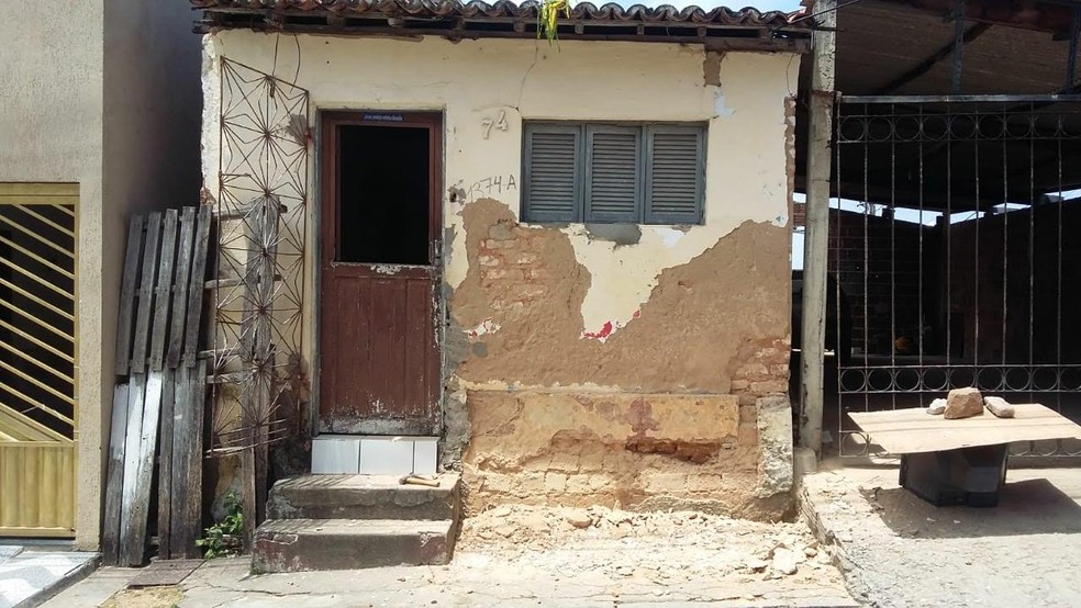 Um das casas reformadas pelo projeto em Natal â€” Foto: DivulgaÃ§Ã£o