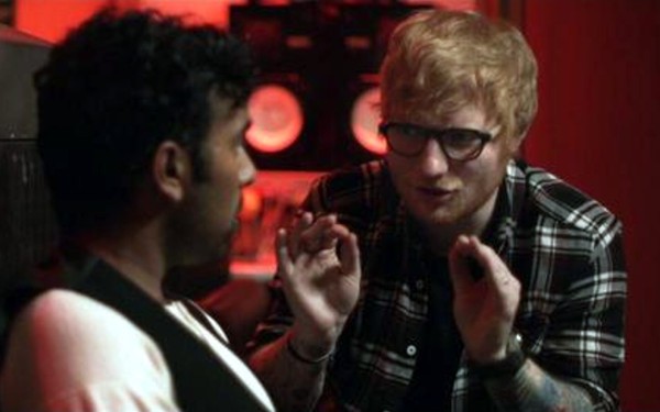 Ed Sheeran e Himesh Patel em cena de 'Yesterday' (Foto: Divulgação)