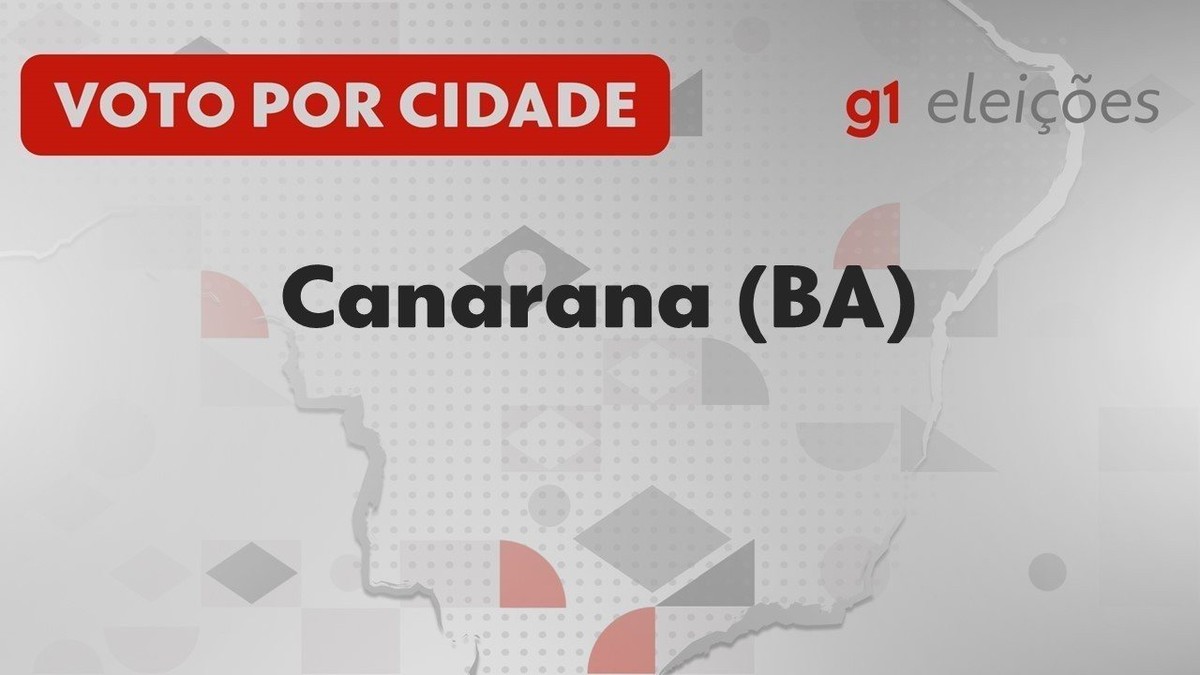 Eleições em Canarana (BA): Veja como foi a votação no 1º turno
