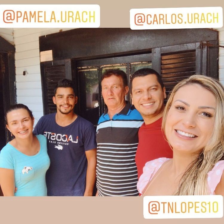 Andressa Urach abre álbum de fotos de dia em família (Foto: Reprodução/Instagram)