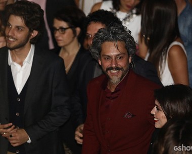 Chay e Nero na festa da novela (Foto: Fábio Rocha/ TV Globo)