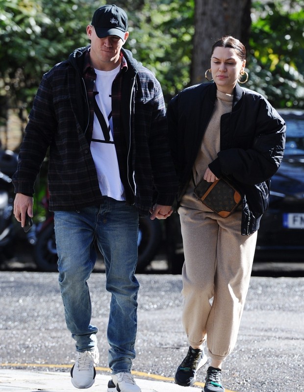 ** RIGHTS: ONLY UNITED STATES, BRAZIL, CANADA ** London, UNITED KINGDOM  - Jessie J and Channing Tatum seen out and about holding hands in London.Pictured: Jessie J, Channing TatumBACKGRID USA 14 MARCH 2019 BYLINE MUST READ: Zed Jameson / BACK (Foto: Zed Jameson / BACKGRID)