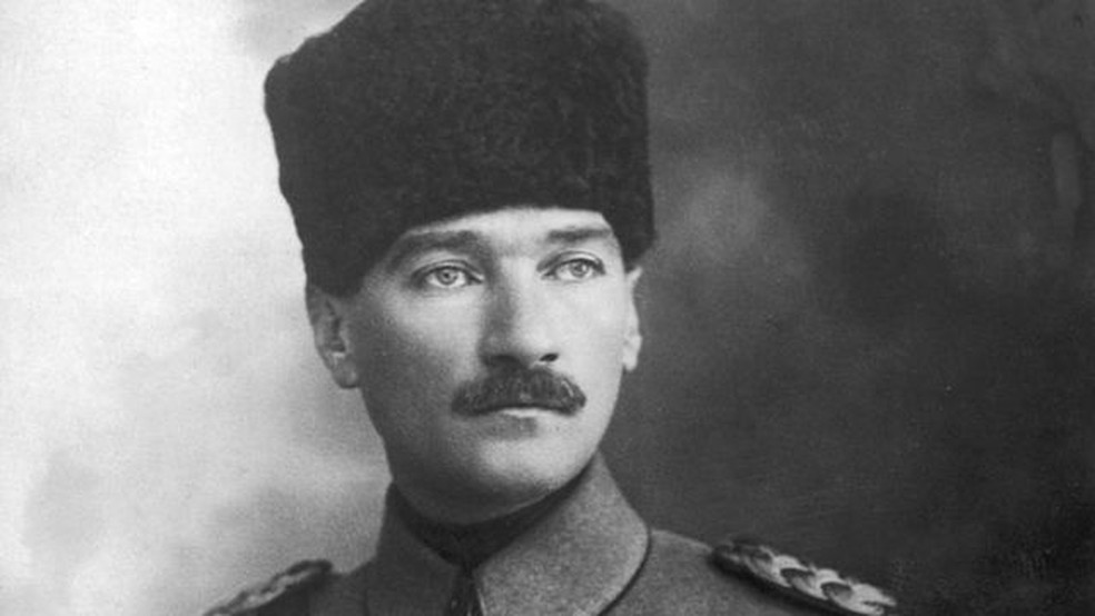 Mustafa Kemal Atatürk governou a Turquia por 15 anos desde a sua criação. — Foto: Getty Images