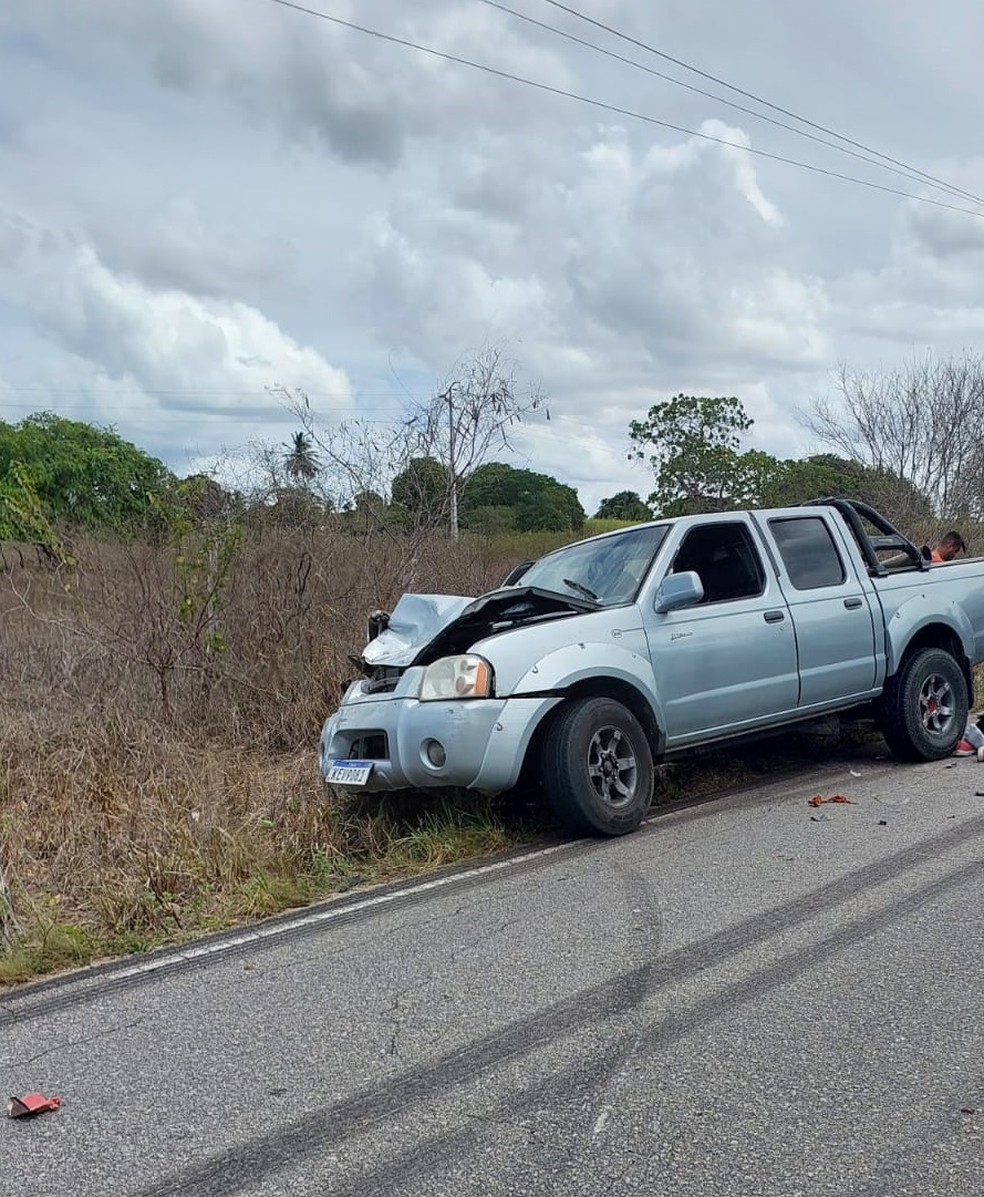 Acidente aconteceu em rodovia que liga Santo Antônio a Nova Cruz — Foto: Redes Sociais