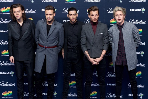 One Direction, em foto de dezembro de 2014, em Madri, na Espanha (Foto: Carlos Alvarez/Getty Images)