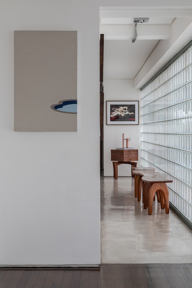 Apartamento da galerista Bianca Boeckel mistura arte e design em clima de leveza  (Foto: Evelyn Muller/Divulgação)