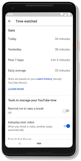 Ferramenta do Youtube que contabiliza horas assistidas (Foto: Divulgação/Youtube)