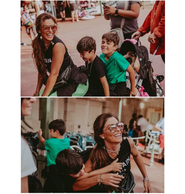 Juliana Paes e filhos (Foto: Reprodução / Instagram)
