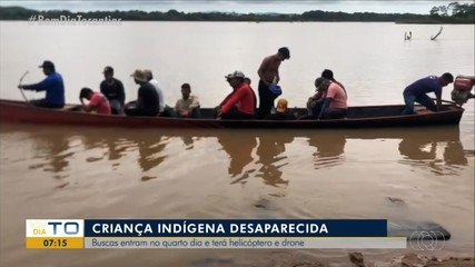 Buscas de menino indígena desaparecido completam quatro dias