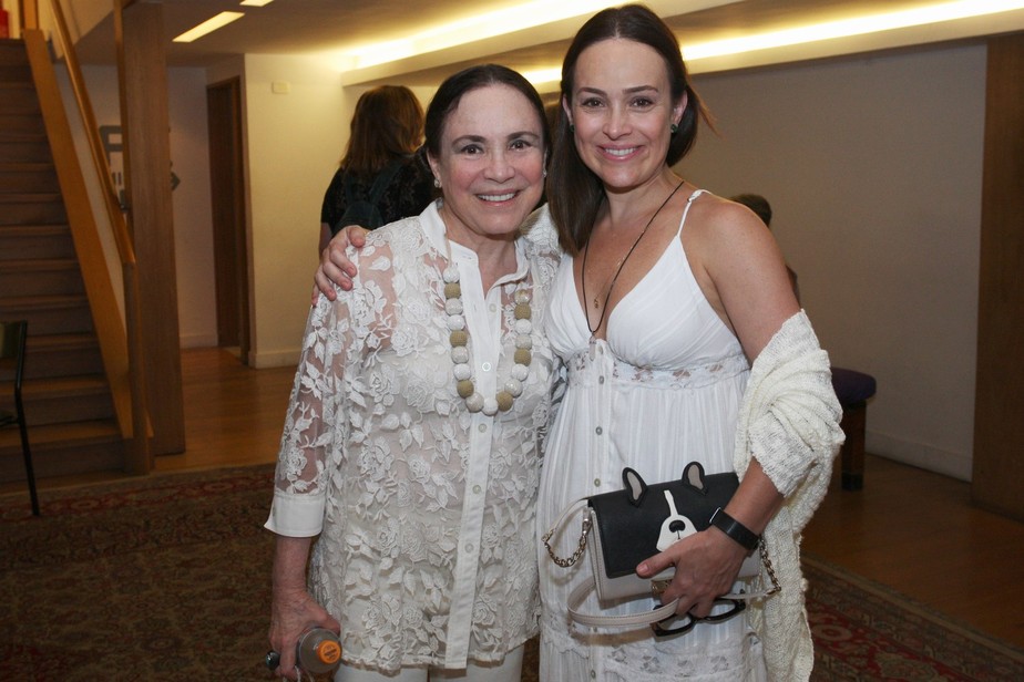 As atrizes Regina Duarte e Gabriela Duarte: mãe e filha