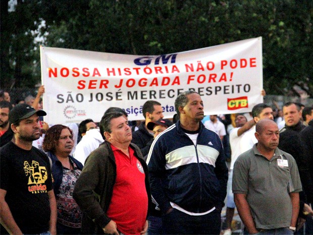 Trabalhadores da GM aprovam acordo firmado com sindicato (Foto: Carlos Santos/G1)