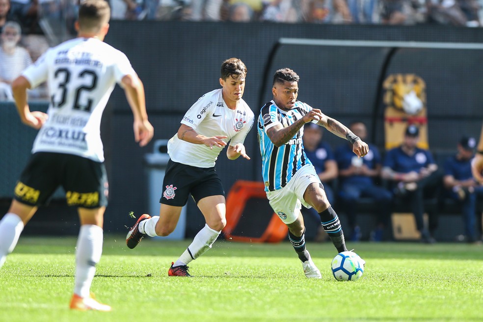 Marinho já vestiu a camisa do Grêmio em amistoso contra o Corinthians (Foto: Lucas Uebel/Grêmio)