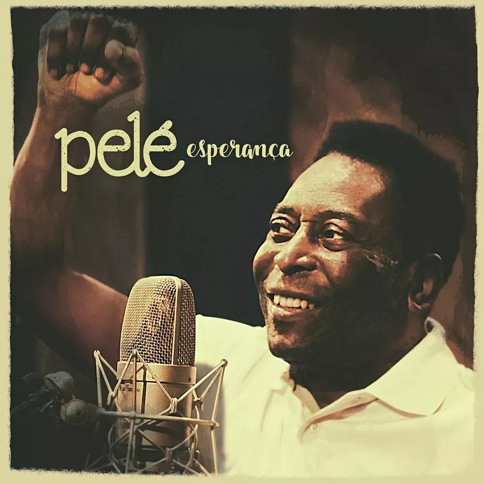 Capa do single 'Esperança', lançado por Pelé em 2016 — Foto: Divulgação