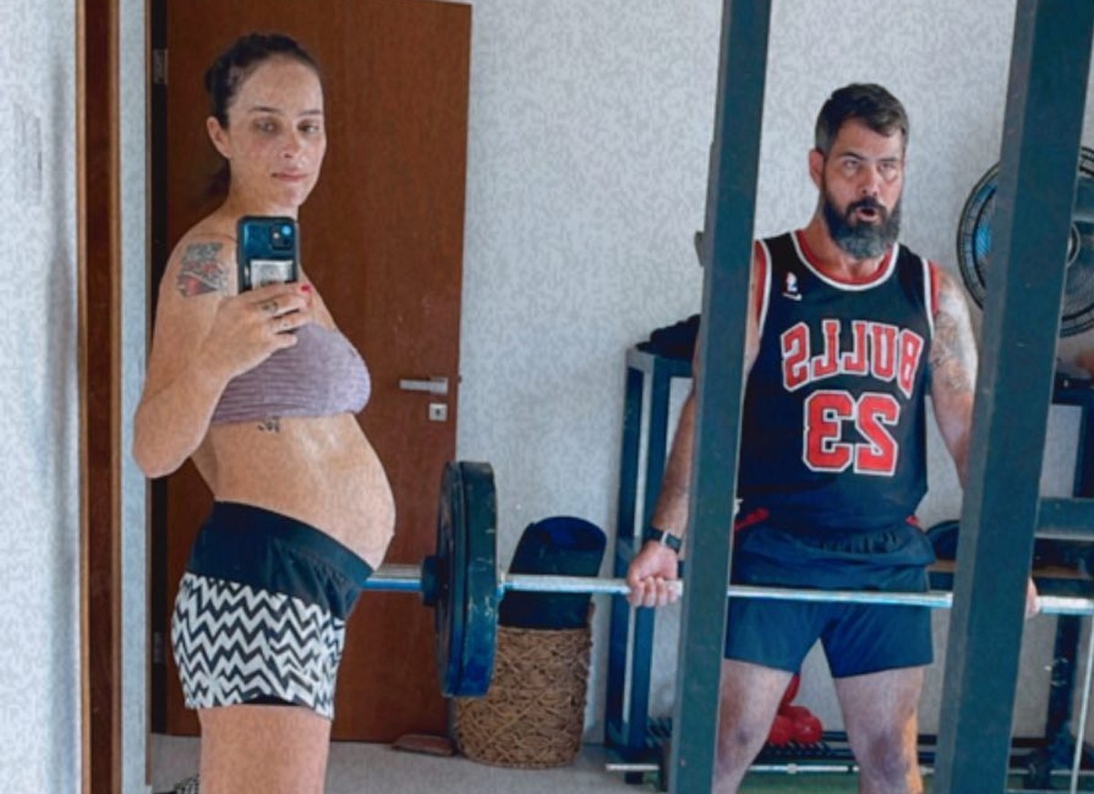 Letícia Cazarré espera o quintofilho com Juliano Cazarré (Foto: Reprodução / Instagram)