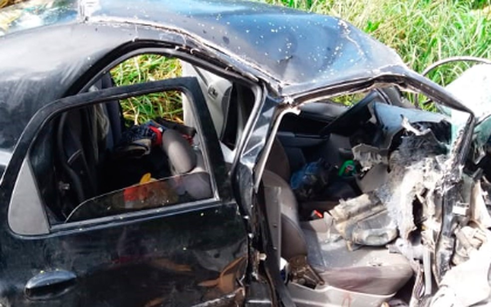 Quatro pessoas ficaram feridas e foram levadas para hospitais da região (Foto: Arquivo pessoal)