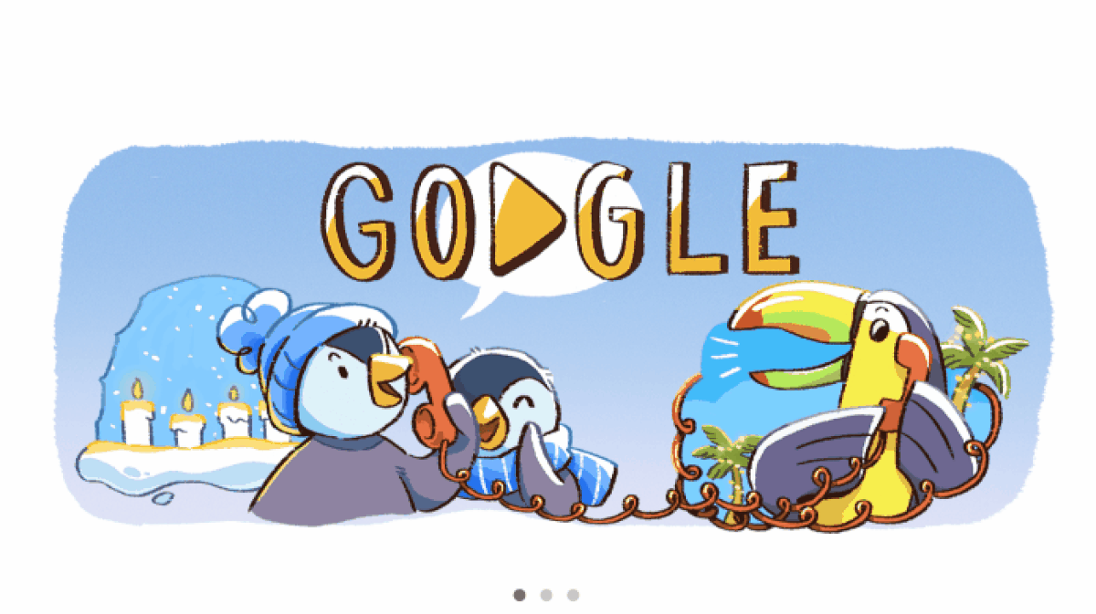 Imagens de Boas Festas são tema de Doodle do Google | Downloads | TechTudo