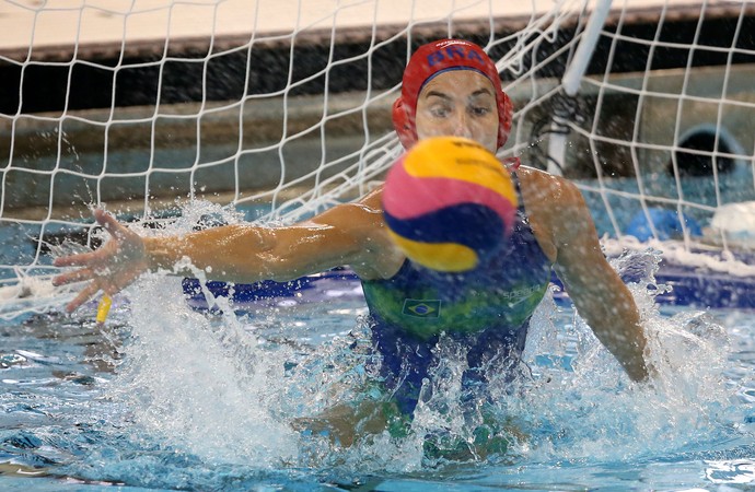 Tess Oliveira, Canada x Brasil, polo aquatico feminino, Jogos Pan Americanos Toronto 2015 (Foto: Satiro Sodre/SSPress)