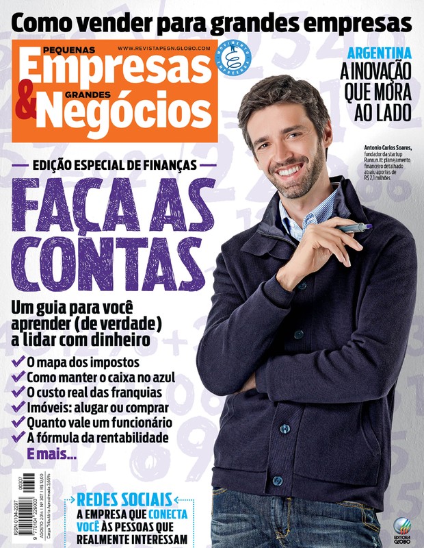 Capa da edição de agosto de 2014 (Foto: Editora Globo)