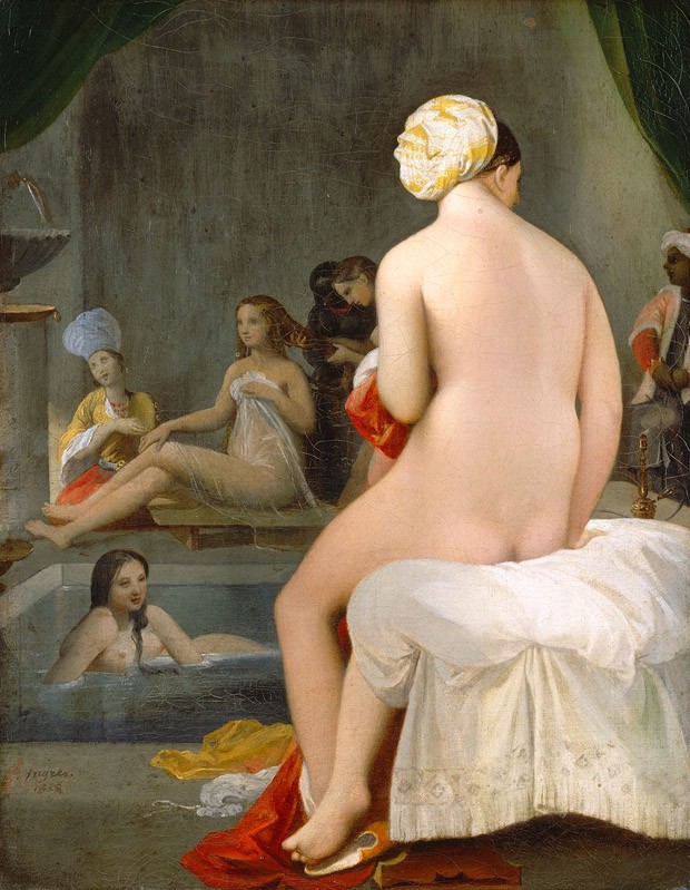 Le Petite Baigneuse Interieur de Harem (1828), de Jean-Auguste-Dominique Ingres  (Foto: Reprodução)