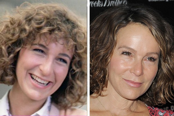 Jennifer Grey em 1986 e em 2014 (Foto: Reprodução / Getty Images)
