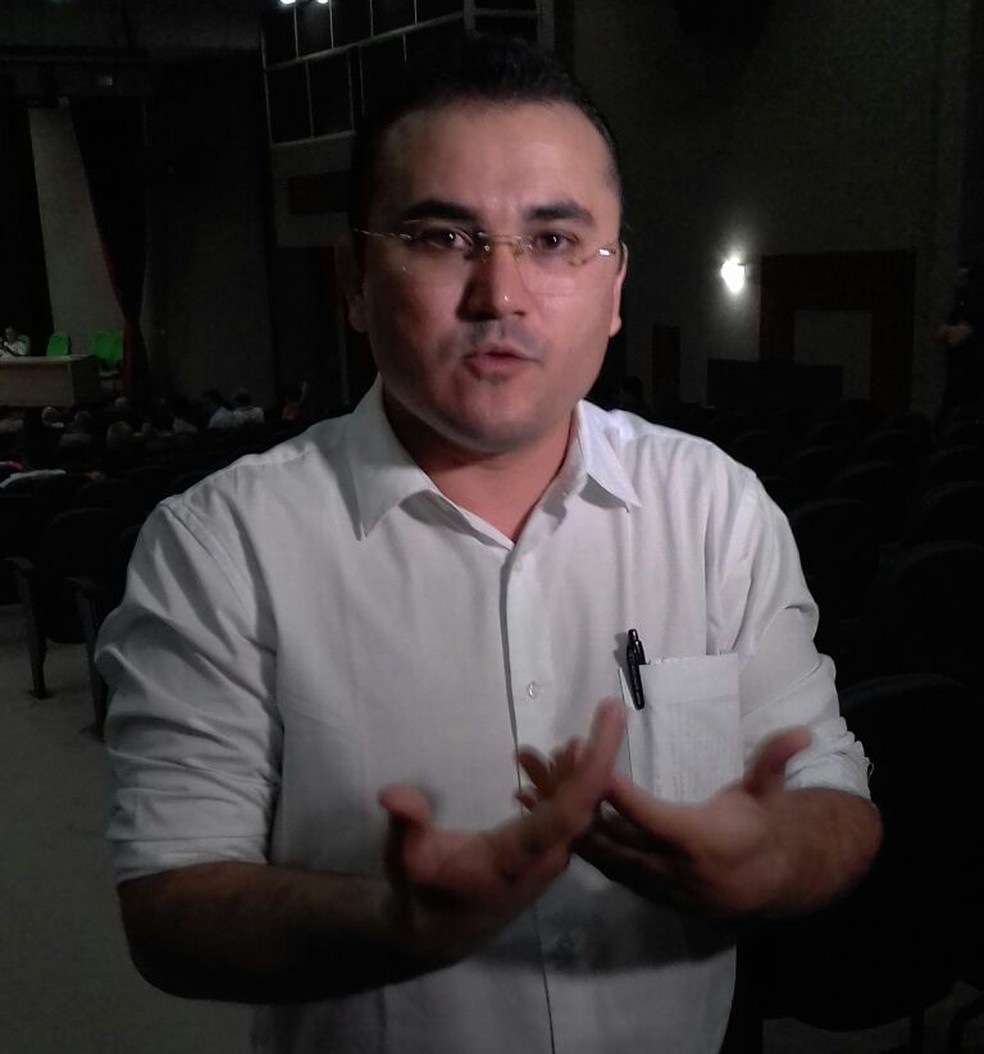 Freitas Júnior foi escolhido pelo partido Rede Sustentabilidade para disputar o governo do RN (Foto: Julianne Barreto/Inter TV Cabugi)