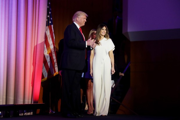 Donald Trump e Melania (Foto: AFP) Donald Trump e Melania (Foto: AFP)