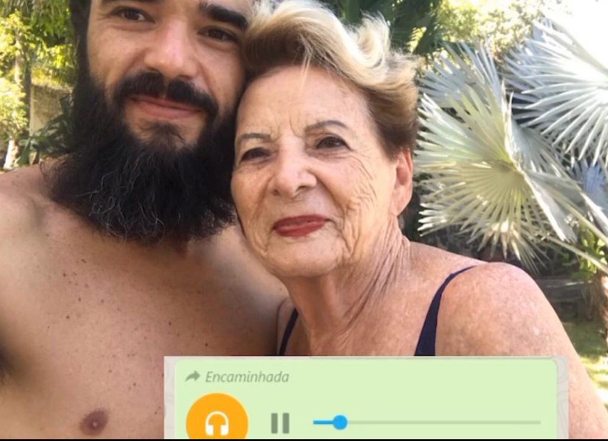 Caio Blat compartilha aúdio da avó sobre sua barba (Foto: Reprodução/Instagram)