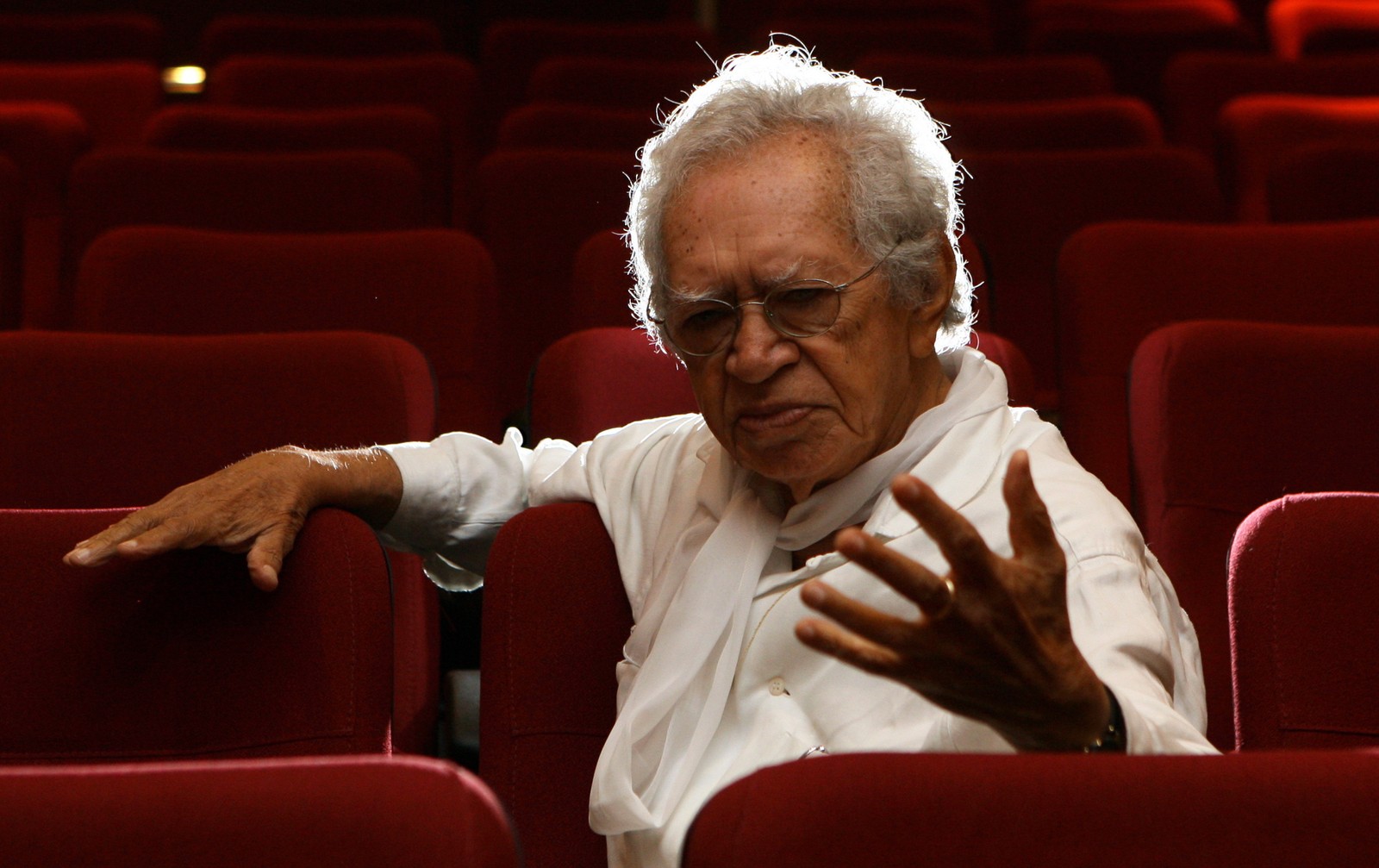 O poeta Thiago de Mello faleceu em 14 de janeiro, aos 95 anos, em Manaus, Amazonas. — Foto: Fábio Rossi