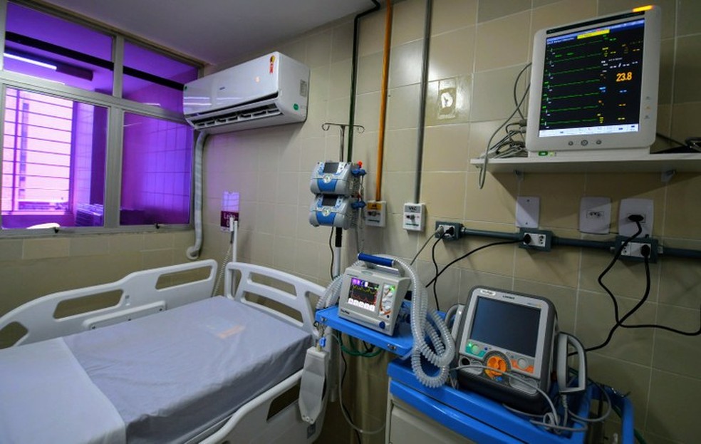 Nova instalação da Maternidade Frei Damião conta com 150 leitos para tratamento de Covid-19, em João Pessoa — Foto: José Marques/Secom-PB/Divulgação