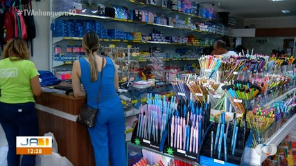 Giro do material escolar: veja como está a movimentação nas papelarias da Capital