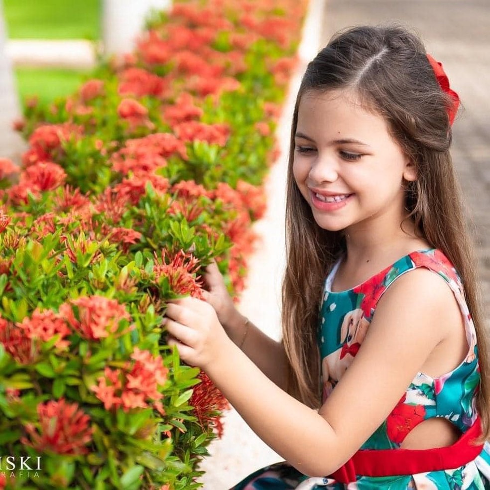 Julia Martinelli Serafim, de 7 anos — Foto: Arquivo Pessoal