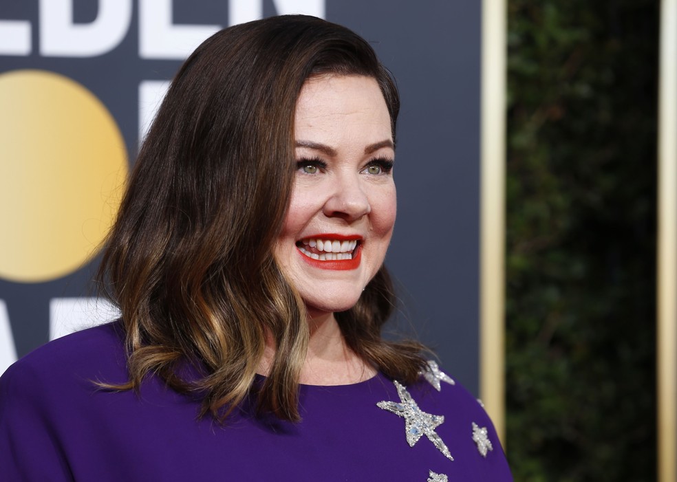 Melissa McCarthy no Globo de Ouro 2019 â Foto:  REUTERS/Mike Blake