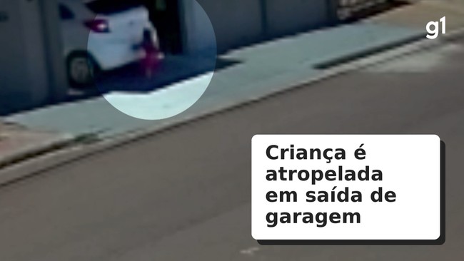 Criança é atropelada em saída de garagem no Paraná